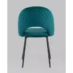 Стул Меган NEW велюр с ромбами сине-зелёный УТ000035477 Stool Group (Стул груп)