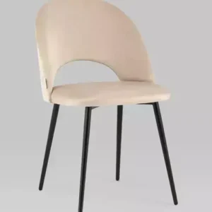 Стул Меган велюр бежевый орнамент УТ000035456 Stool Group (Стул груп)
