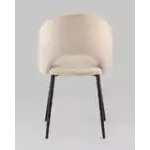 Стул Меган велюр бежевый орнамент УТ000035456 Stool Group (Стул груп)