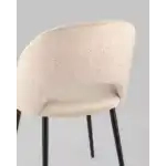 Стул Меган велюр бежевый орнамент УТ000035456 Stool Group (Стул груп)