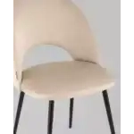 Стул Меган велюр бежевый орнамент УТ000035456 Stool Group (Стул груп)