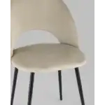 Стул Меган велюр бежевый УТ000025512 Stool Group (Стул груп)