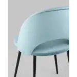 Стул Меган велюр пыльно-голубой УТ000025518 Stool Group (Стул груп)