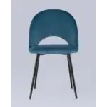 Стул Меган велюр пыльно-синий УТ000025507 Stool Group (Стул груп)