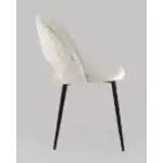 Стул Меган NEW велюр с ромбами бежевый УТ000035472 Stool Group (Стул груп)