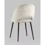 Стул Меган NEW велюр с ромбами бежевый УТ000035472 Stool Group (Стул груп)