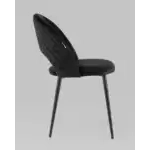 Стул Меган велюр с ромбами черный УТ000025812 Stool Group (Стул груп)