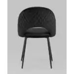 Стул Меган велюр с ромбами черный УТ000025812 Stool Group (Стул груп)