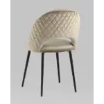 Стул Меган велюр с ромбами капучино УТ000025813 Stool Group (Стул груп)
