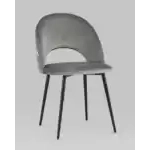 Стул Меган велюр с ромбами серый УТ000025809 Stool Group (Стул груп)