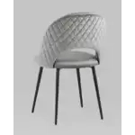 Стул Меган велюр с ромбами серый УТ000025809 Stool Group (Стул груп)