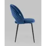 Стул Меган NEW велюр с ромбами синий УТ000035476 Stool Group (Стул груп)