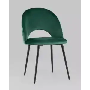 Стул Меган NEW велюр с ромбами зелёный УТ000035474 Stool Group (Стул груп)