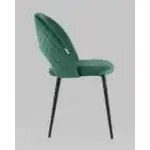 Стул Меган NEW велюр с ромбами зелёный УТ000035474 Stool Group (Стул груп)