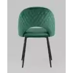 Стул Меган NEW велюр с ромбами зелёный УТ000035474 Stool Group (Стул груп)