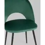 Стул Меган NEW велюр с ромбами зелёный УТ000035474 Stool Group (Стул груп)
