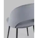 Стул Меган велюр серый УТ000025510 Stool Group (Стул груп)