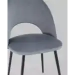 Стул Меган велюр серый УТ000025510 Stool Group (Стул груп)