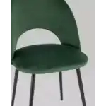 Стул Меган велюр зелёный УТ000025511 Stool Group (Стул груп)