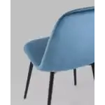 Стул Норман велюр пыльно-синий УТ000025398 Stool Group (Стул груп)