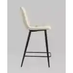 Стул полубарный Джанго велюр бежевый высота сиденья 60 см УТ000035297 Stool Group (Стул груп)