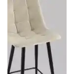 Стул полубарный Джанго велюр бежевый высота сиденья 60 см УТ000035297 Stool Group (Стул груп)
