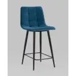 Стул полубарный Джанго велюр синий высота сиденья 60 см УТ000035295 Stool Group (Стул груп)