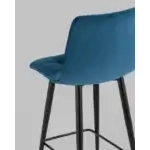 Стул полубарный Джанго велюр синий высота сиденья 60 см УТ000035295 Stool Group (Стул груп)