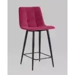 Стул полубарный Джанго велюр винный высота сиденья 60 см УТ000036034 Stool Group (Стул груп)