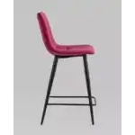 Стул полубарный Джанго велюр винный высота сиденья 60 см УТ000036034 Stool Group (Стул груп)