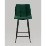 Стул полубарный Джанго велюр зелёный высота сиденья 60 см УТ000035294 Stool Group (Стул груп)