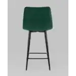 Стул полубарный Джанго велюр зелёный высота сиденья 60 см УТ000035294 Stool Group (Стул груп)