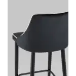 Стул полубарный Коби велюр черный УТ000025306 Stool Group (Стул груп)