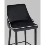 Стул полубарный Коби велюр черный УТ000025306 Stool Group (Стул груп)