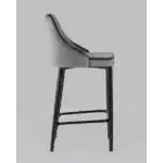 Стул полубарный Коби велюр серый УТ000025305 Stool Group (Стул груп)