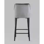 Стул полубарный Коби велюр серый УТ000025305 Stool Group (Стул груп)