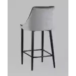 Стул полубарный Коби велюр серый УТ000025305 Stool Group (Стул груп)