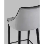 Стул полубарный Коби велюр серый УТ000025305 Stool Group (Стул груп)