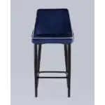 Стул полубарный Коби велюр синий УТ000025308 Stool Group (Стул груп)