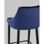 Стул полубарный Коби велюр синий УТ000025308 Stool Group (Стул груп)
