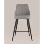 Стул полубарный Коналл экокожа серый УТ000025938 Stool Group (Стул груп)