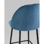 Стул полубарный Марсель велюр пыльно-синий УТ000025272 Stool Group (Стул груп)