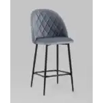 Стул полубарный Марсель велюр серый УТ000025273 Stool Group (Стул груп)