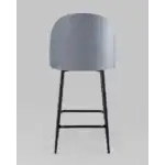 Стул полубарный Марсель велюр серый УТ000025273 Stool Group (Стул груп)