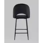 Стул полубарный Меган велюр черный УТ000025280 Stool Group (Стул груп)
