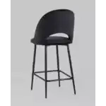 Стул полубарный Меган велюр черный УТ000025280 Stool Group (Стул груп)