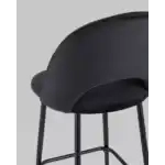 Стул полубарный Меган велюр черный УТ000025280 Stool Group (Стул груп)