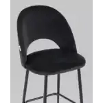 Стул полубарный Меган велюр черный УТ000025280 Stool Group (Стул груп)