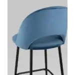 Стул полубарный Меган велюр пыльно-синий УТ000025282 Stool Group (Стул груп)