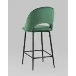 Стул полубарный Меган велюр зеленый УТ000025281 Stool Group (Стул груп)